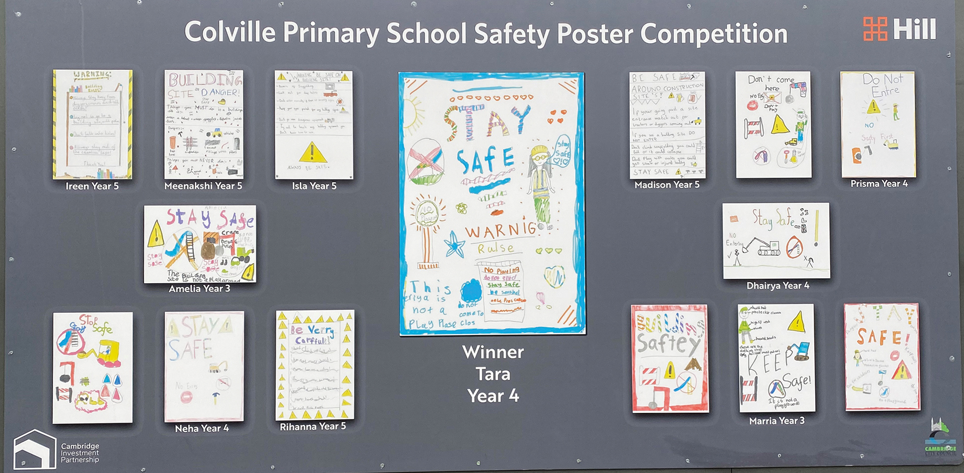 Colville Primary School, Colville Phase 2 Site Safety Poster Display