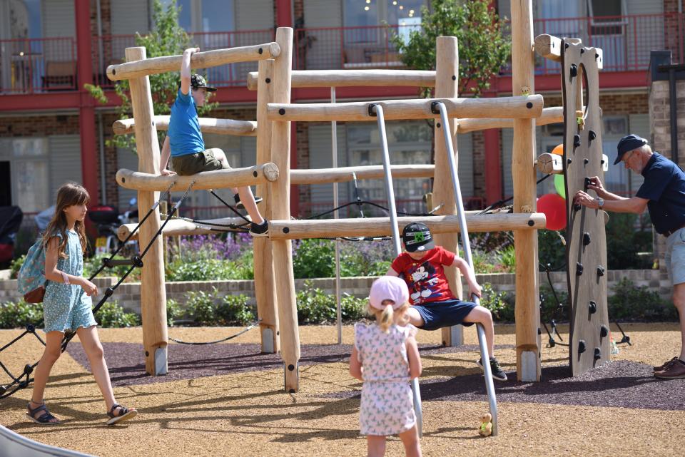 The new playground is situated in Eagle Park